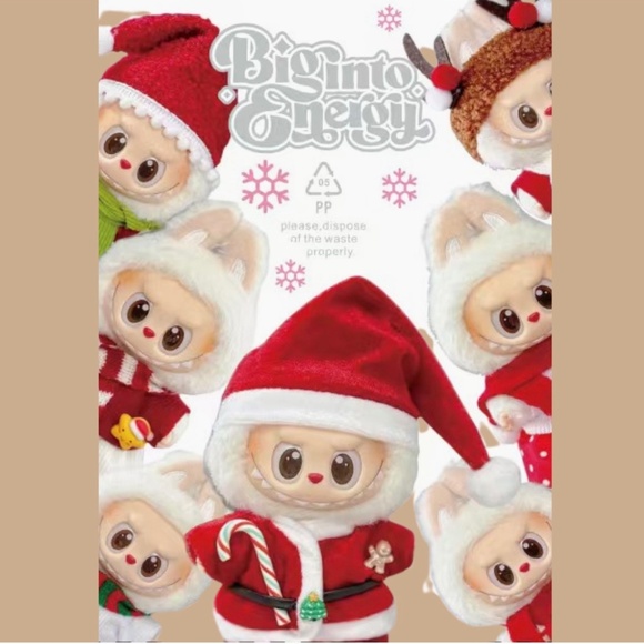 Christmas Labubu Style- Holiday Edition Collectible. - Picture 3 of 3